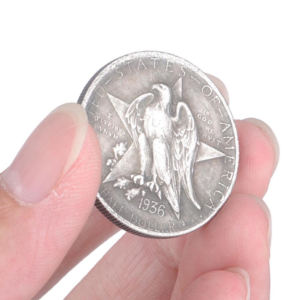 The United States 1936 D Texas Brass Silver Dollar Vintage Commemorative Collection Coin