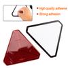 Sturdy Rear Reflector Install Scratch-free Easy To Red Wear-resistant Reflective Triangle Reflector Vehicle