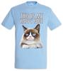 This Is My Happy Face Mens T-Shirt Grumpy Cat Face Cat Smile Rockabella