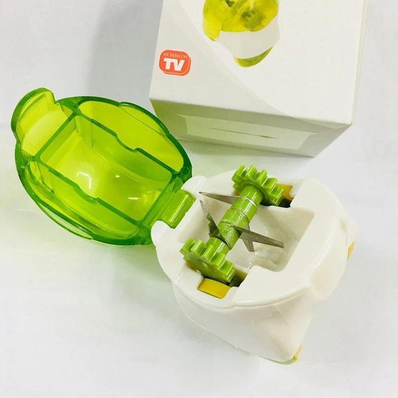 ABS Garlic Chopper Roller Peeler Mincer Slicer Garlics Press Kitchen Tool Grater Grinding Grinding Press Machine Chopper