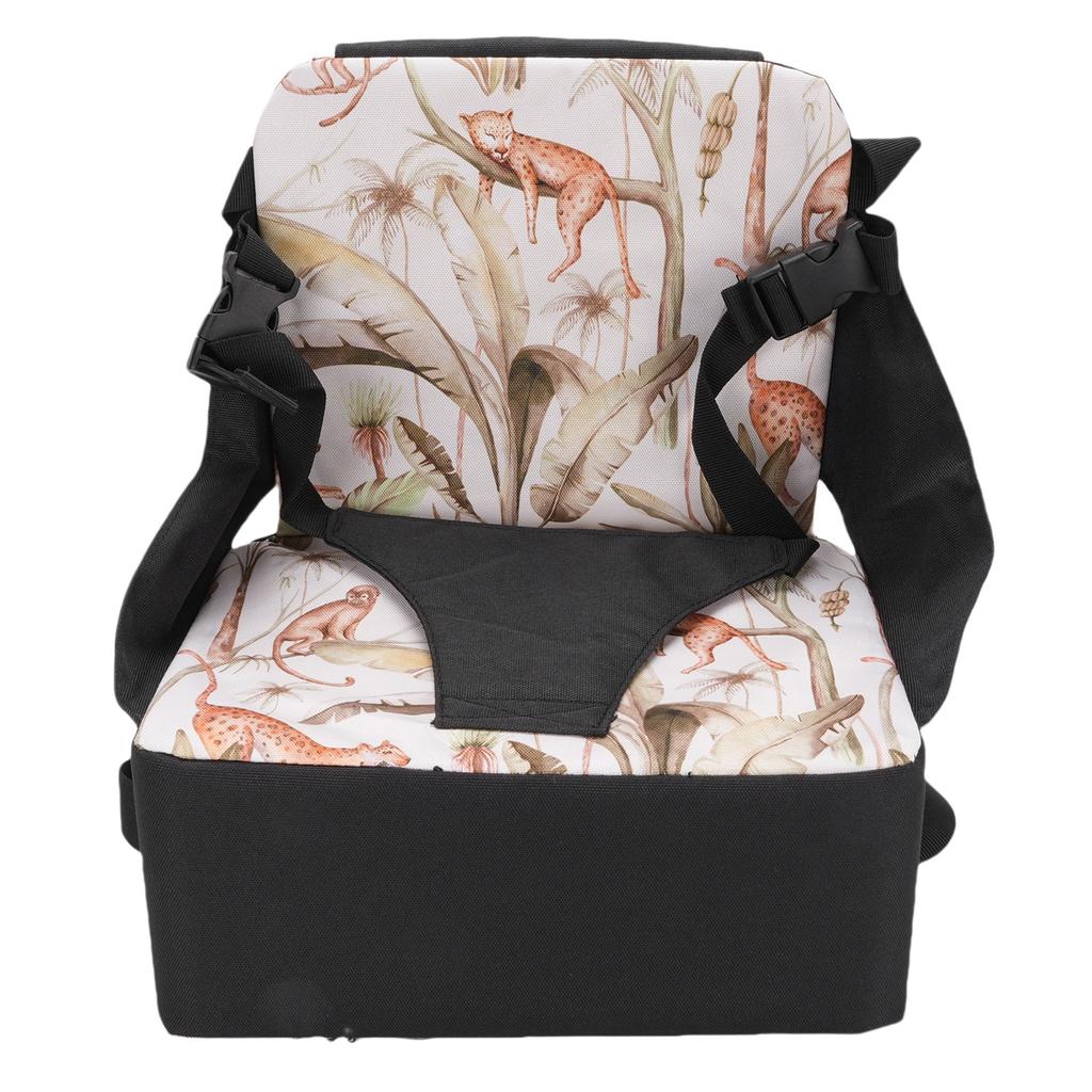 Детское дорожное кресло-бустер Нескользящее Кресло-бустер с ремнями для малышей для обеденного стола Водонепроницаемое Мягкое