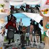 3D Print Skibidi Toilet Arale Bedding Set Single/Twin/Full/Queen/King Size Adult Bedroom Duvetcover Sets Anime Gift