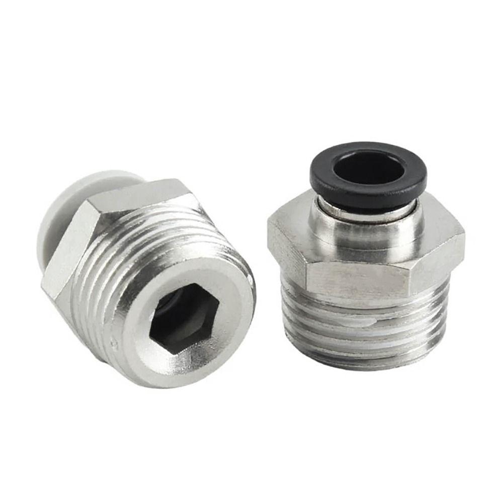 1 шт., трубный фитинг, воздушный соединитель, прямые быстрые соединители, прочные пневматические фитинги для ПК