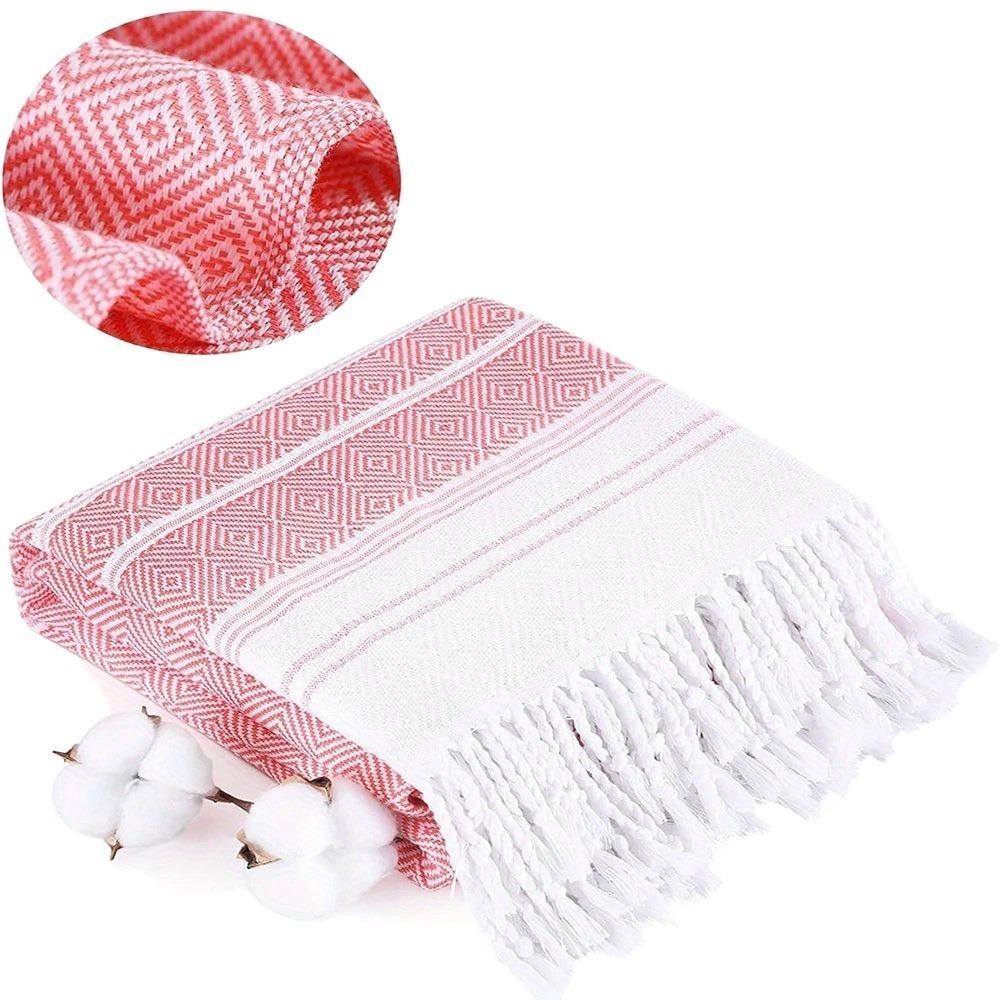 Absorbent Travel Blanket Lightweight Cotton Bath Towel Set New Oversized Turkish Beach Towel