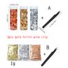 Gold Foil Flakes Set Tweezers 3 Bottles Metallic Foil Flakes for Candle Resin Nails Painting Art Crafts Silver Copper Birthday Gifts