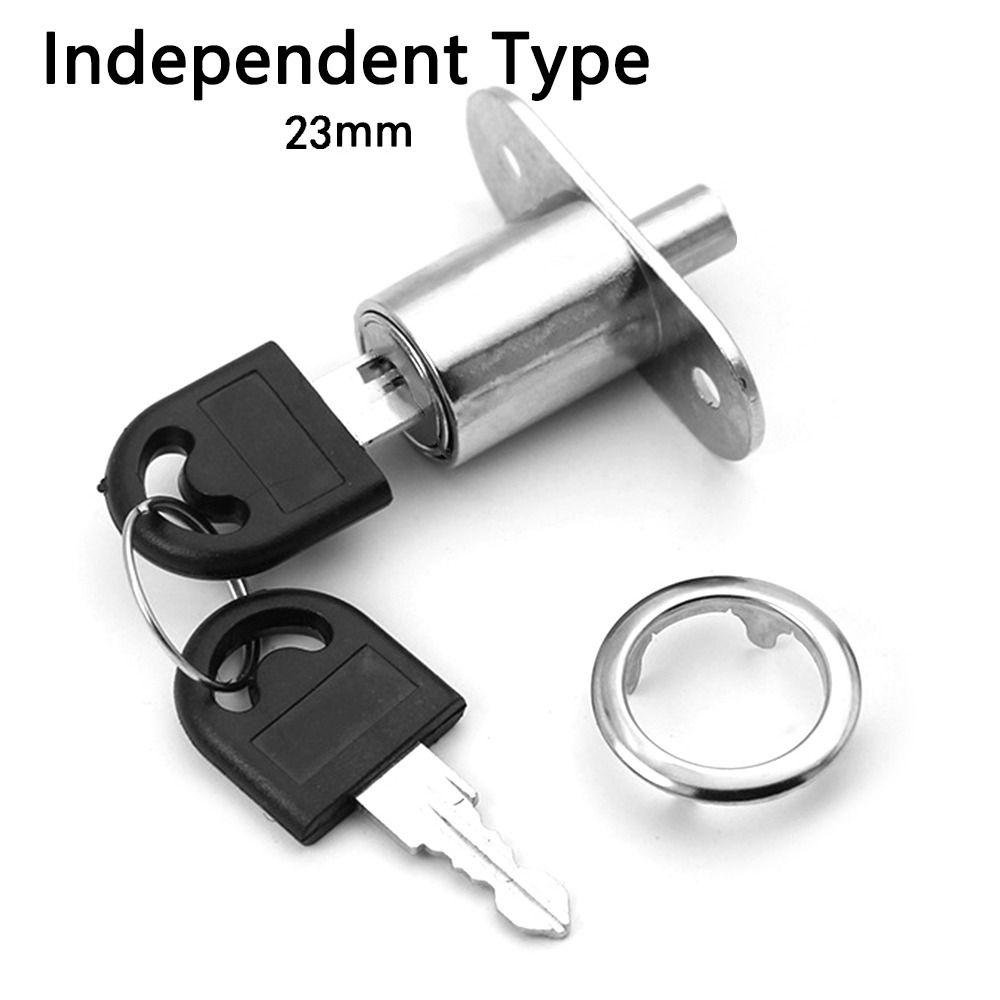 With Key Tongue Door Bolt Latch Hardware Cabinet Lock Useful Drawer Lock  Sliding Door