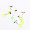 Accessories Line Resistance Fishing Bobber Oval Floating Stopper Fishing Float Rubber Space Beans