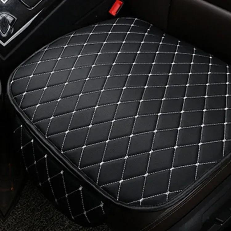 Leather Car Seat Covers Four Seasons Front/Rear Seat Protector Car Seat Cushion Pad Mat Auto Interior Accessories Universal