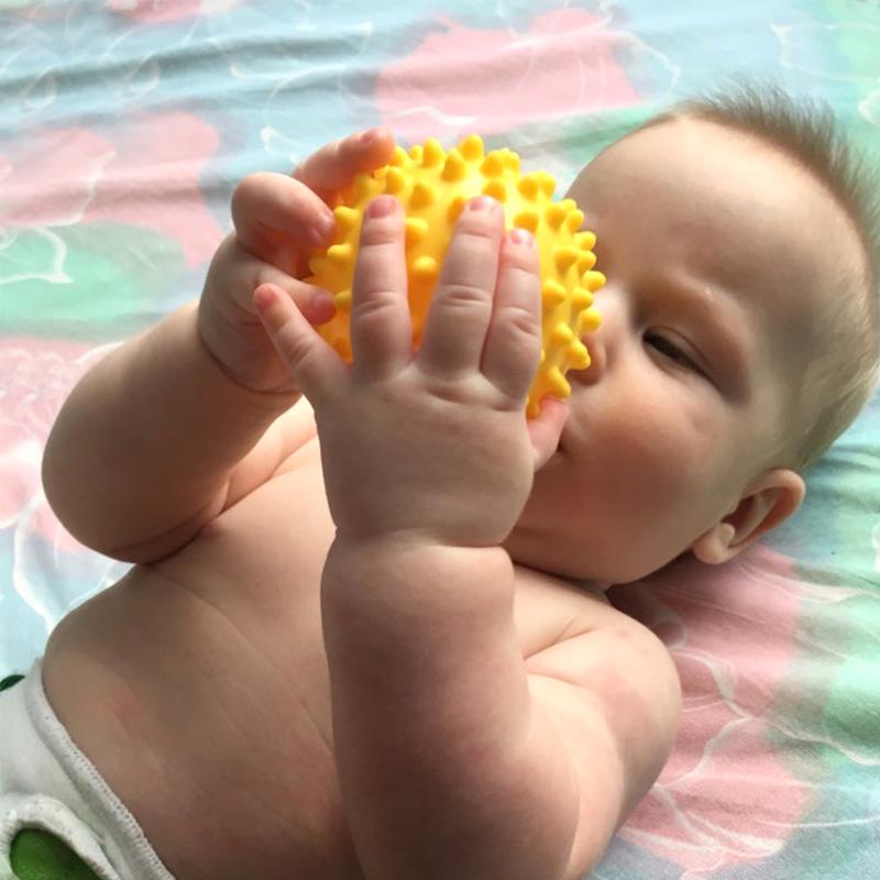 1 шт. детские мягкие сжимаемые прыгающие мячи для развития сенсорных образовательных детских игрушек для детей