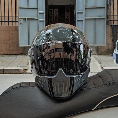 Мотоциклетный шлем анфас casco moto шлем винтажный чоппер ретро шлем capacete de motocicleta модульный шлем одобрение DOT