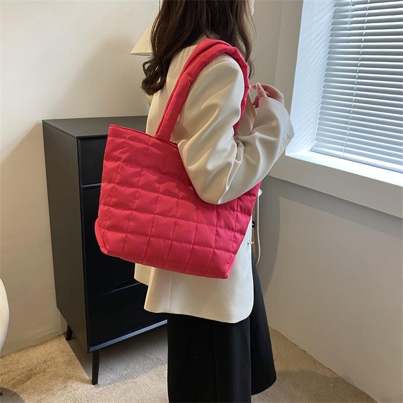 Winter Big Bag New Commuter Casual Portable Shopping Bag Large Capacity Beautiful Shoulder Bag Tote Women's Bag