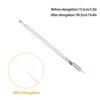 48/64Cm 6 Section Metal Full-Channel Am Fm Radio Telescopic Antenna 360 Degree Rotating Antenna Aeial