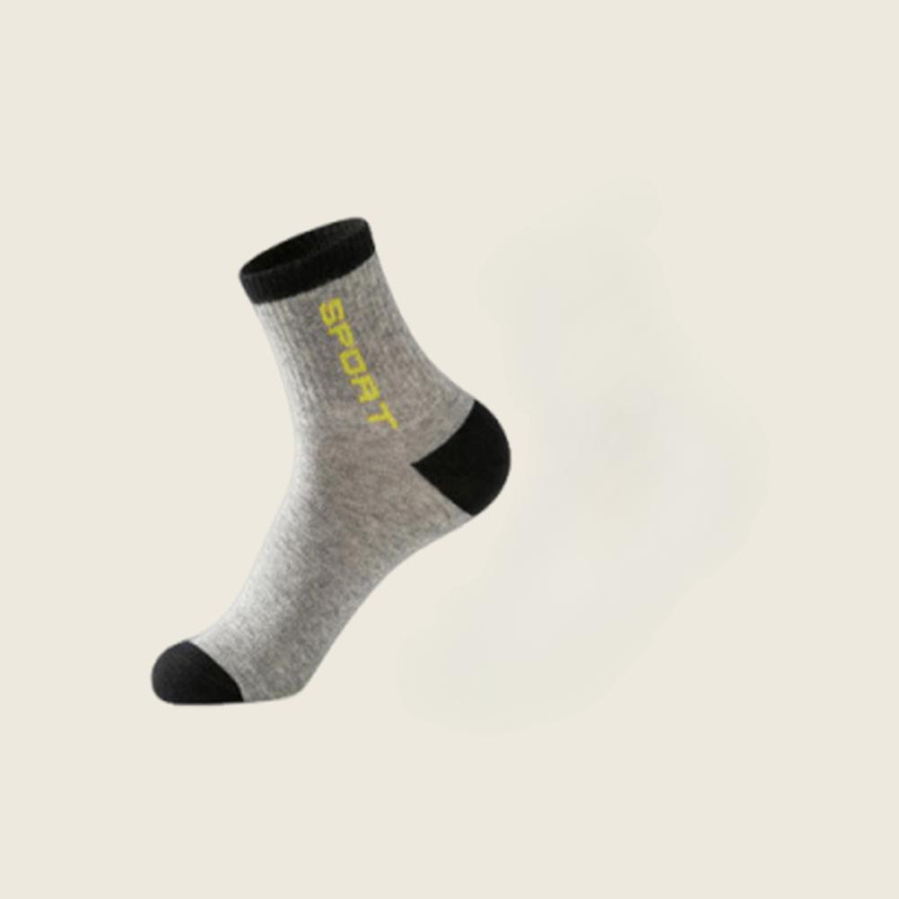 5/10/20 Pairs Men's Breathable Sports Socks - Moisture-Wicking, Reinforced Heel & Toe, All-Season Athletic Socks