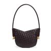 Woven Bag, Women's Large-capacity Soft Leather Handbag, Fashionable Commuting Single-shoulder Bag, Fashionable Macaron Underarm Bag