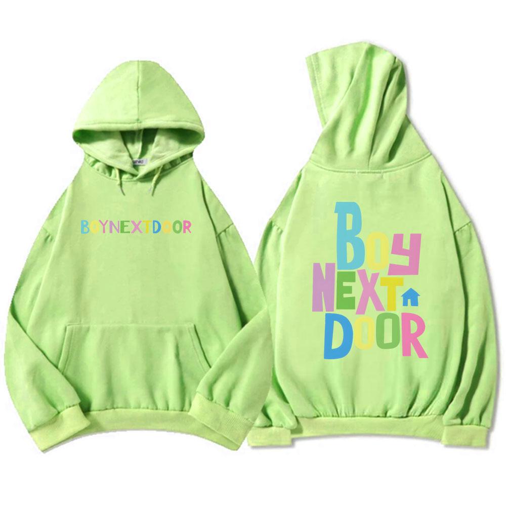 BOYNEXTDOOR Band Hoodies Sudaderas Мужская/Женская Одежда Длинный