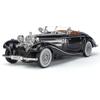 1/24 Benz 500K Vintage Car Model Alloy Diecast Simulation Collection Vehicles with Sound Light Functional Gifts Boys Birthday