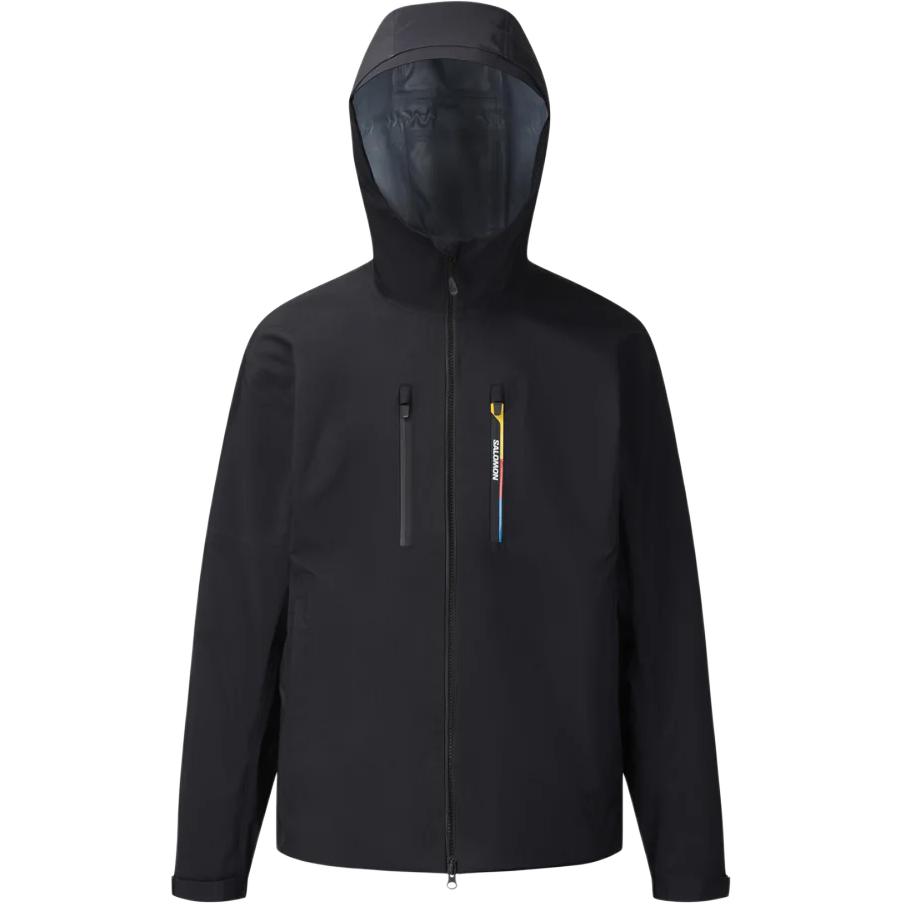 Salomon Unisex Loose Fit Zip Long Sleeve Hooded Waterproof Jacket Unisex jackets LC3007800