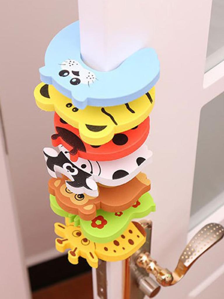 1pc EVA cartoon anti-collision door stop foam door clip door plug