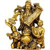 Статуэтка Фэн-шуй «Три бессмертных» из латуни, Арис и Юно (Фу Лу Шоу) – Символ Благословения, Процветания и Долголетия, Статуэтка для Дома, Алтаря или Гостиной
