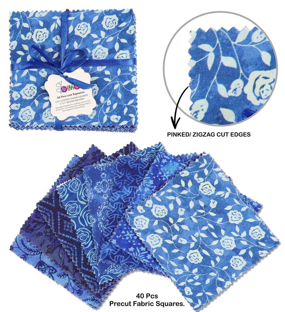 Soimoi Батик Принт Предварительно Вырезанные 5-дюймовые Квадраты Хлопковой Ткани Лоскутное Шитье Сделай Сам Лоскутное Шитье