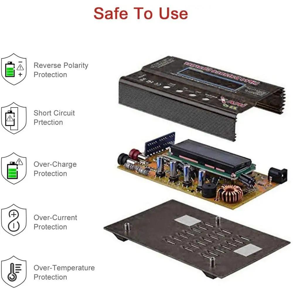 IMAX B6 V3 80 Вт 6A зарядное устройство для аккумуляторов LiHv Lipo NiMh Li-ion Ni-Cd цифровое зарядное устройство с дистанционным управлением Lipro балансировочное зарядное устройство разрядник 15 В 6A адаптер