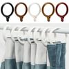 Mute Hanging Rings Solid Color Roman Rod Clip Shower Curtain Rings Hooks Curtain Rings