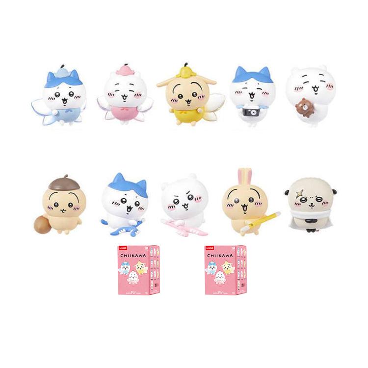 MINISO Коллекция Chiikawa Счастливый Друг Mystery Boxes 10 За Одну Blind Box/целая Коробка Кукла
