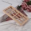 1:12 Dollhouse Miniature Wooden 12-Pane Window Frame Model Accessories Toys