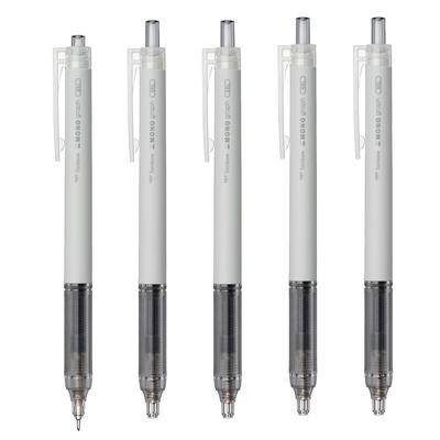 Гелевая шариковая ручка Tombow Pencil Monograph Light, серо-черная, 0,5 мм, корпус, чернила, 5 шт. (BJ-MGLE71-5P)