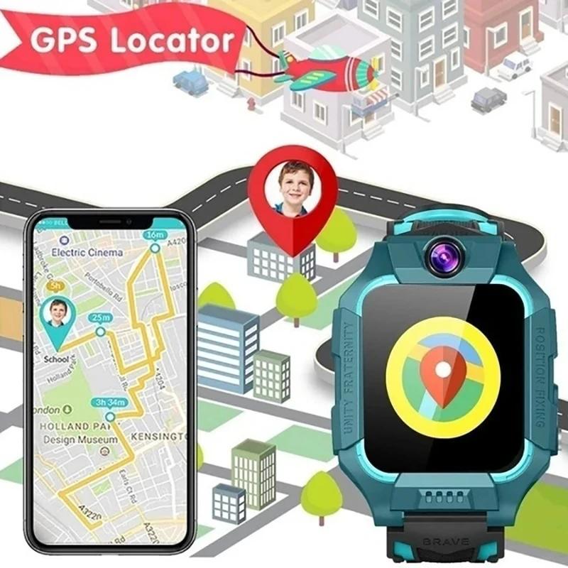 Новые LBS Детские Умные Часы 2G SOS Android Подарок для Мальчиков и Девочек GPS Трекер Детский Телефон с Камерой Q02/Q12/Q15