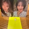 Selling idol NiziU photocards