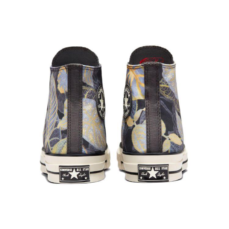 Converse Кроссовки унисекс Chuck 70 High Tropical Leaf серые Storm-Wind Egret A00482C