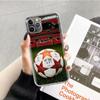 Football Soccer Ball Phone Case For Apple iPhone 17 Air 16 15 Plus 14 + 13 Mini 12 11 Pro Max 7 8 SE 16Max Soft Shell Cover Coqu
