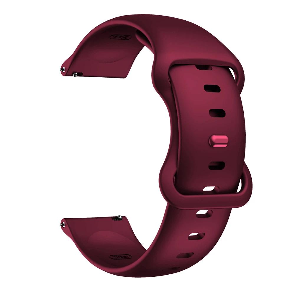 Спортивный силиконовый ремешок 20 мм 22 мм для Garmin Band Vivoactive 5 Venu 3 2 Sq Plus Браслет Forerunner 265 255 245 165 645 Музыкальный ремешок