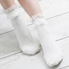1 Pair Woman Lace Short Summer Socks Japanese Lovely Sweet Ruffle Cotton Lolita Style Princess Socks High Quality Thin Lace Sock