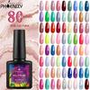 PHOENIXY 80 цветов, 8 мл гель-лак для ногтей, УФ-гель для ногтей, стартовый набор, замачиваемый гель-лак, гель-лак для ногтей, маникюр, DIY салон на дому