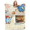 Britain Paddington Brown Bear Blankets Quality Warm Soft Throw Blanket Winter Airplane Travel Couch Bed Street Trend Bedspread