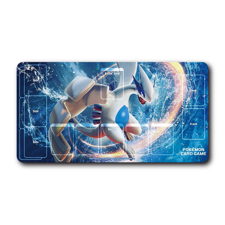 Diy PTCG Cute Pikachu Family Fiery Charizard Pokemon Playmat Waterproof Desk Pad