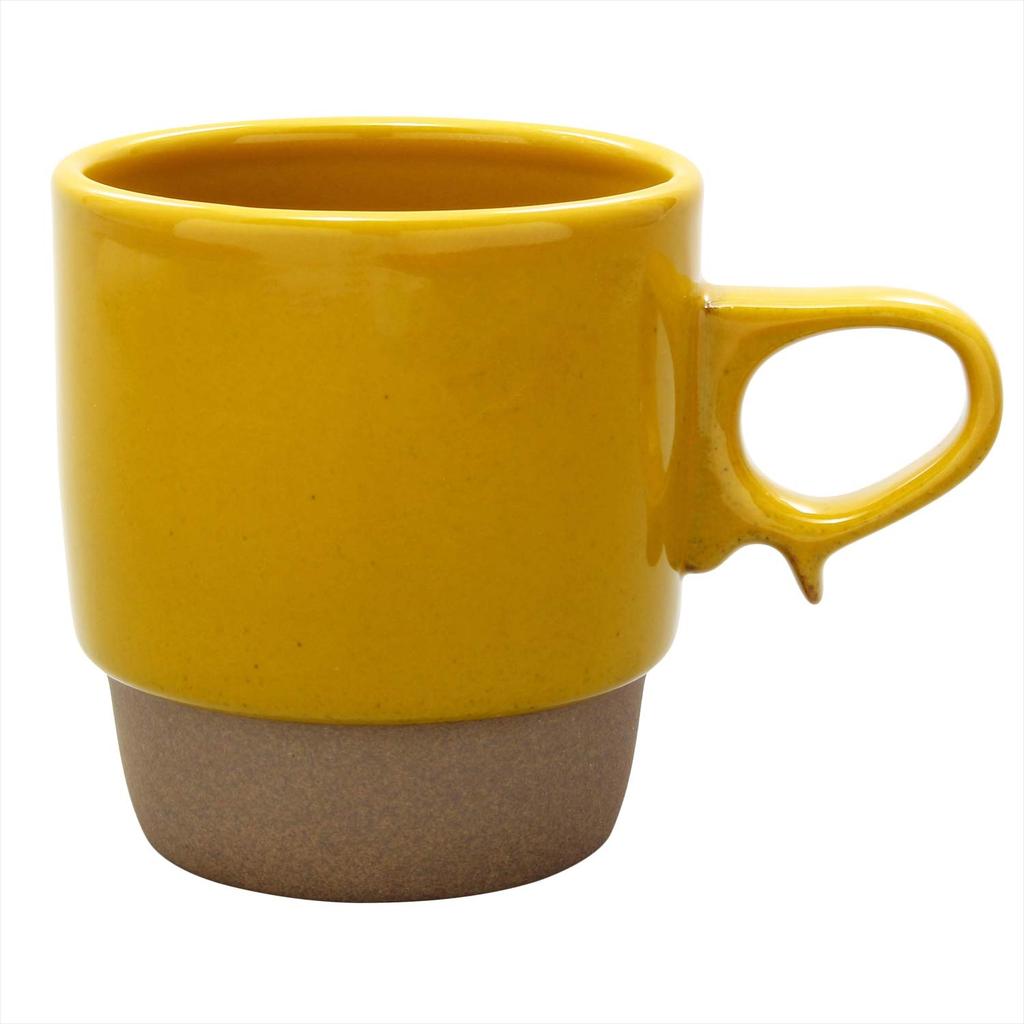 Hamato Hasami Ware Aizome Kiln Stax Mug Yellow 388521 300ml