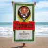 Классическая жестяная табличка Jagermeister Бар Паб Микрофибровое одеяло Быстросохнущие пляжные полотенца Большое Супервпитывающее одеяло-полотенце для бассейна