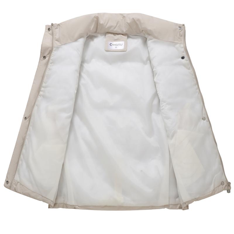 Модный зимний короткий жилет для женщин, толстая теплая парка без рукавов для женщин.