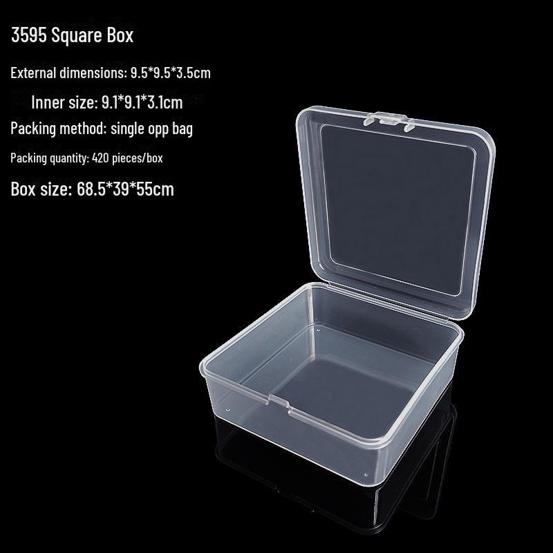 Прозрачный пластиковый ящик для хранения и демонстрации оборудования