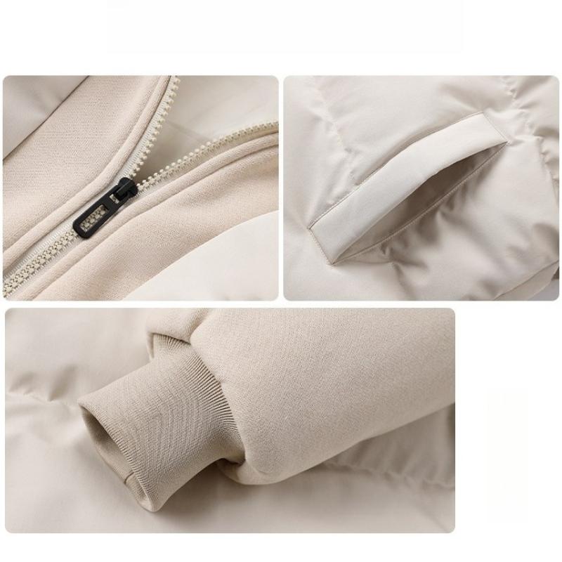 Fake Two-piece Cotton Jacket Men's Models Winter Loose Thickened Cotton Jacket Loose High-end Design Sense of Leisure Hooded Cotton Coat