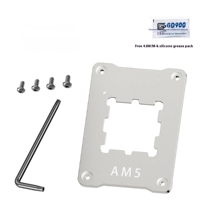 Алюминиевый Универсальный Am5-Amd Настольный Корпус Фиксирующая Пряжка Крышка для Исправления Изгиба ЦП Подходит для 7950X 7800X 7700X 7600X 7500F