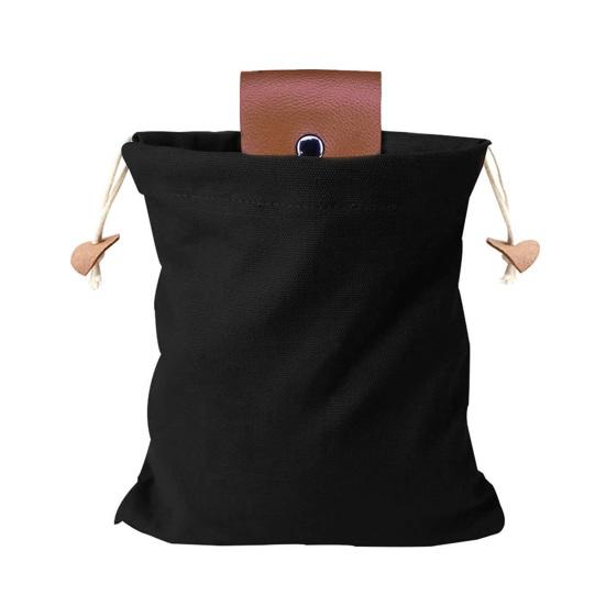 Сумка для сбора дикоросов для улицы, ремень из искусственной кожи, водонепроницаемый вощеный холст, мешочек для сбора дикоросов, кемпинг, пеший туризм, на пояс, инструмент для сбора фруктов