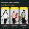 YAYA Kids' 3-in-1 Windproof Down Jacket
