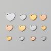 20Pcs/lot Stainless Steel Heart Charm Stamping Blank Pendant DIY Jewelry Making For necklace or Bracelet or Anklet