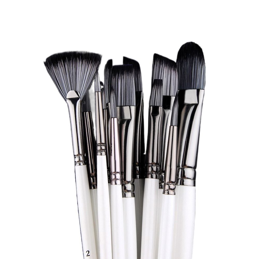 Practical Watercolor Brush Wooden Handle Acrylic Paint Brushes Acrylic and Oil Brushes  Art Brushes
