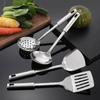 Silver Household Cooking Tool Stainless Steel Pancake Shovel Dishwasher Safe Soup Ladle Kitchen