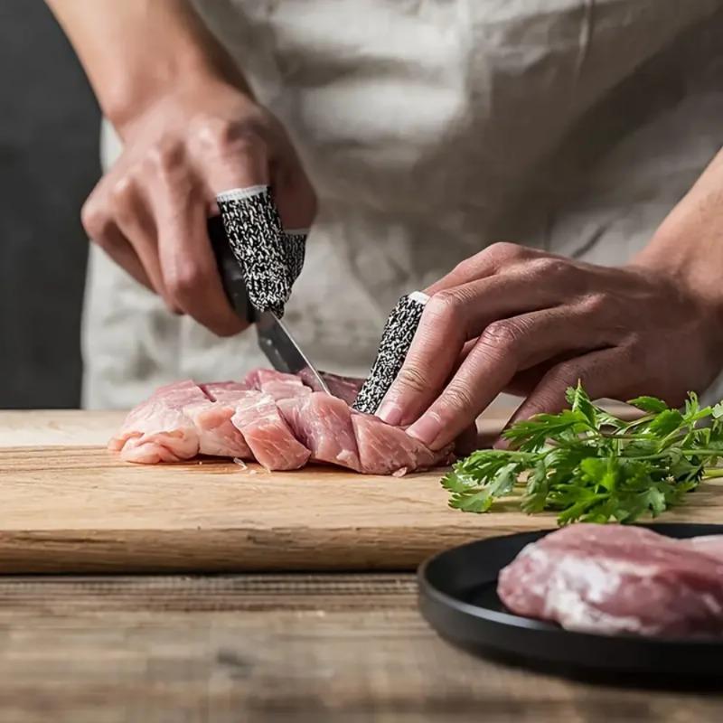 Защита пальцев от порезов Защитный рукав для пальцев 10 шт. 5-й уровень Эластичные износостойкие накладки на пальцы Накладки на пальцы для защиты